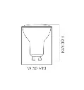 Dicroica LED 6W 60° GU10 OSRAM CHIP DURIS E 2835 - Vista Detalle #2