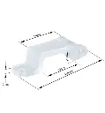 Pack-5-grapas-20-mm-para-tira-de-led-ip65-flexible - Grapa para Tira de LED IP65 7x13mm