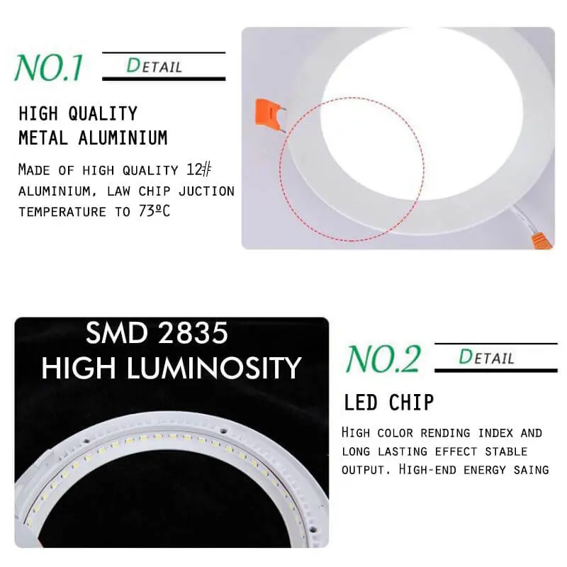 Placa slim LED Circular 24-osr - Vista Detalle #4