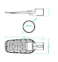 Farola LED 50w Avant OSRAM Chip - Vista Detalle #2