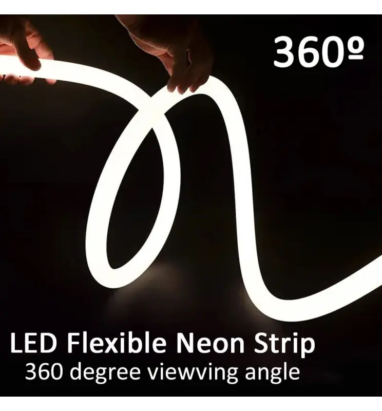 Neón LED Circular 360º Flexible 220v Bobina 20m 16mm 8wm - Vista Detalle #1