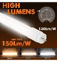 Tubo LED 9W Cristal 60cm 300 ALTA LUM - Vista Detalle #1
