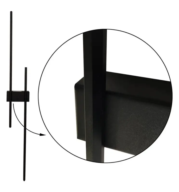 Aplique LED 9w Bellatrix Pared Interior 2700k - Vista Detalle #2