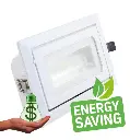 Foco Proyector LED 40w OSRAM Chip Orientable Rectangular Color Seleccionable CCT 120 - Vista De