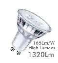 Dicroica LED GU10 8w Alta Luminosidad Cristal 24º - Vista Detalle #2