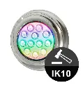 Lampara LED RGB Sumergible 36w Dc12v IP68 Acero Inoxidable - Vista Detalle #4