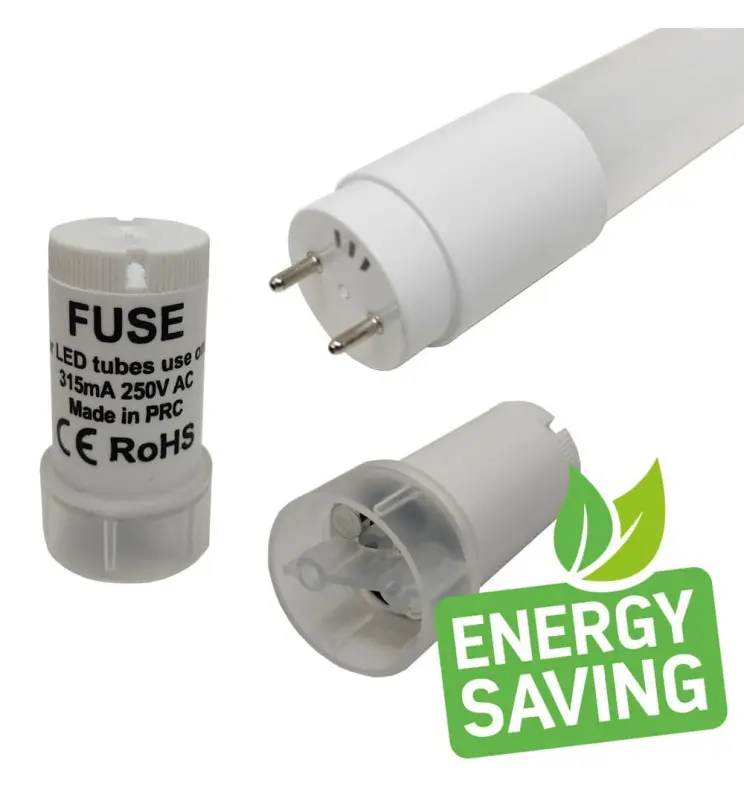 Tubo LED 10w Cristal 60cm T8 160 Lmw Max Lumens 1600lm - Vista Detalle #2