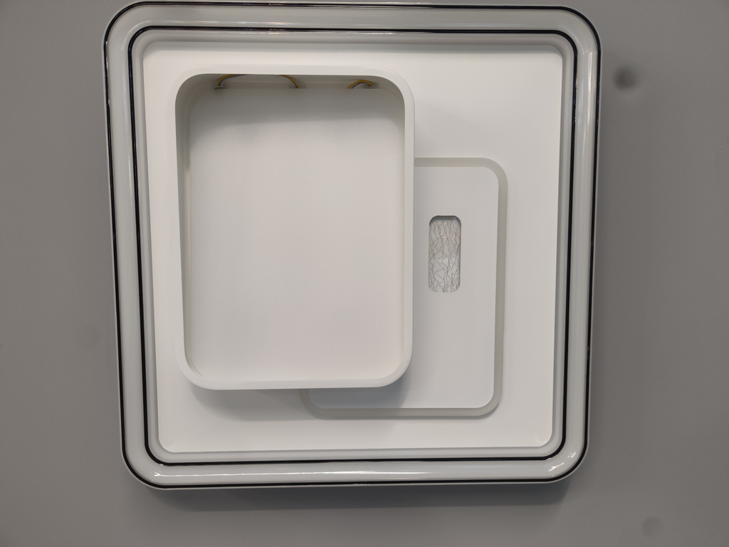 Plafón de Techo LED Cuadrado 500x500mm 3CCT con Mando y Control por Voz (TM-8946)