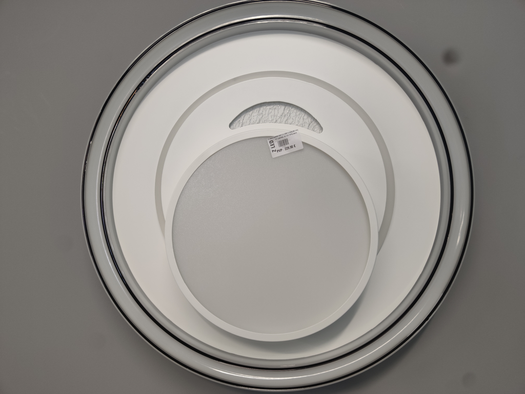 Plafón de Techo LED Circular 500mm 3CCT con Mando y Control por Voz (TM-8945)