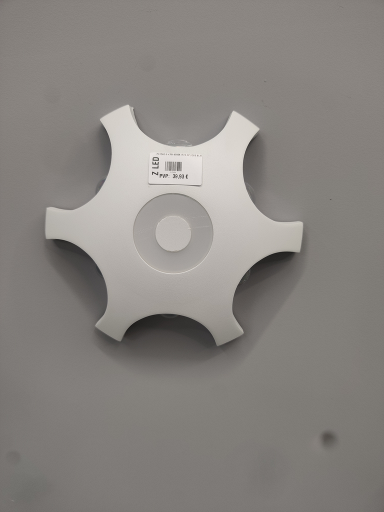 Aplique LED PS1560-6+3W--IP24-Aplique BLANCO