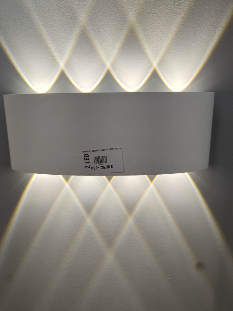 PS1559-8W--IP20-220*45*80MM-APIQUE BLANCO