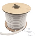 Neón LED Circular 360º Flexible 220V 20m 8W/m 2700