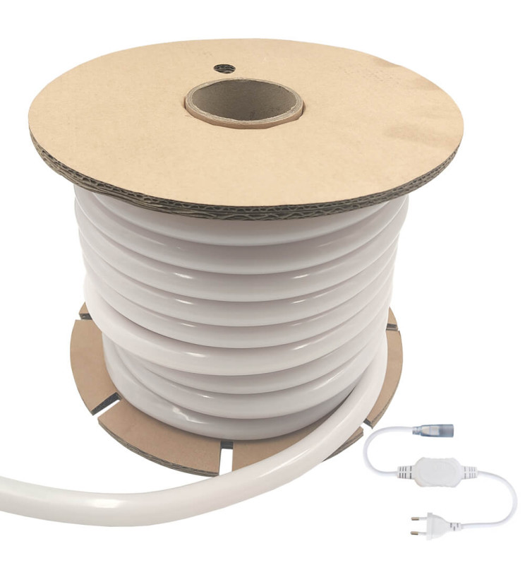 Neón LED Circular 360º Flexible 220V 20m 8W/m 5700