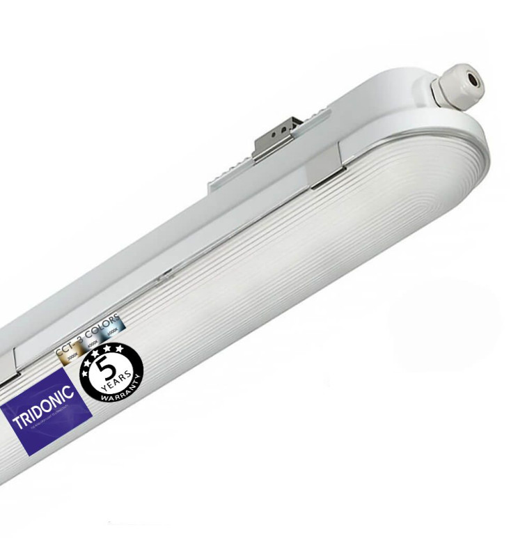 Pantalla Estanca LED 60W-35W TRIDONIC DRIVER CCT 150cm