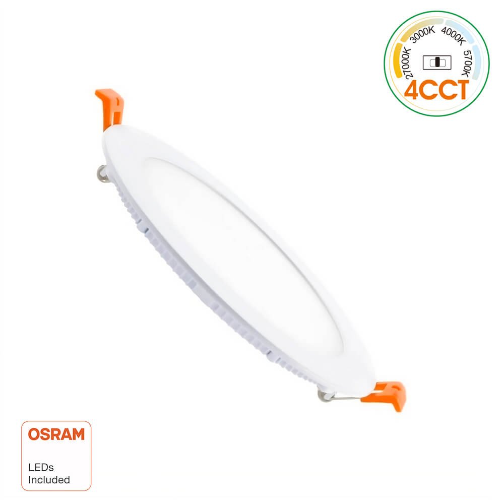 Placa Slim LED Circular 10W CCT OSRAM CHIP DURIS E 2835