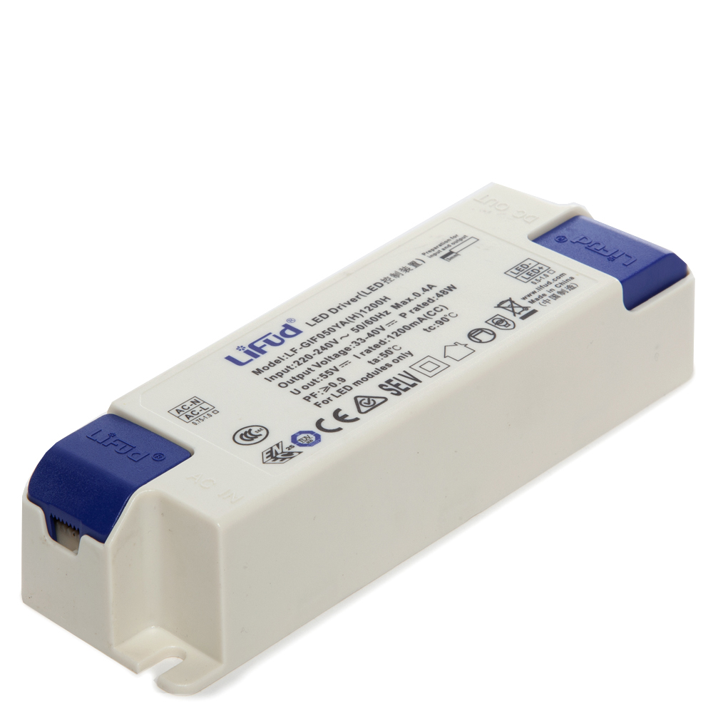 Driver LED Driver LIFUD 40W Entrada:220-240VAC Salida:33-40VDC Flicker Free