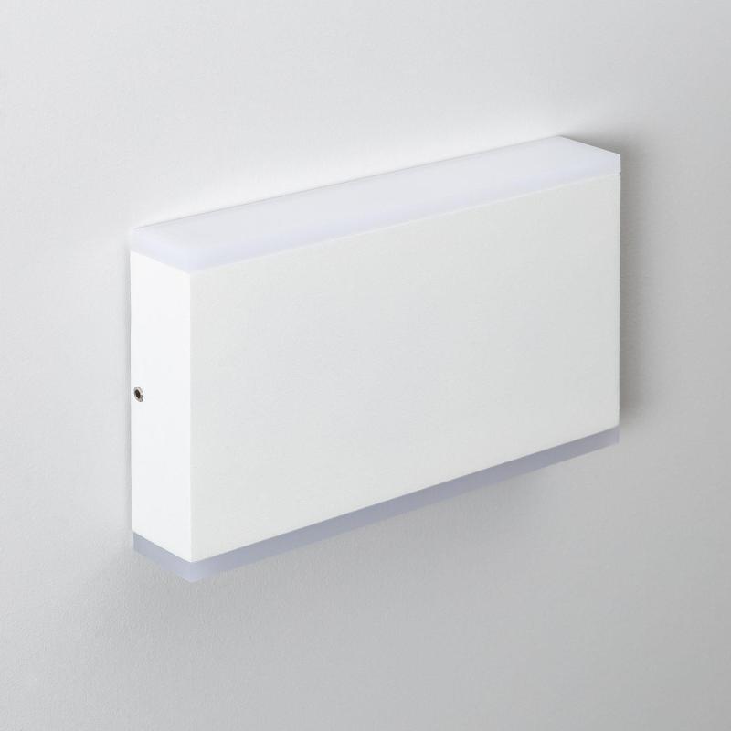 Aplique LED Aplique de Pared Exterior Doble Cara Rectangular Blanco 10W