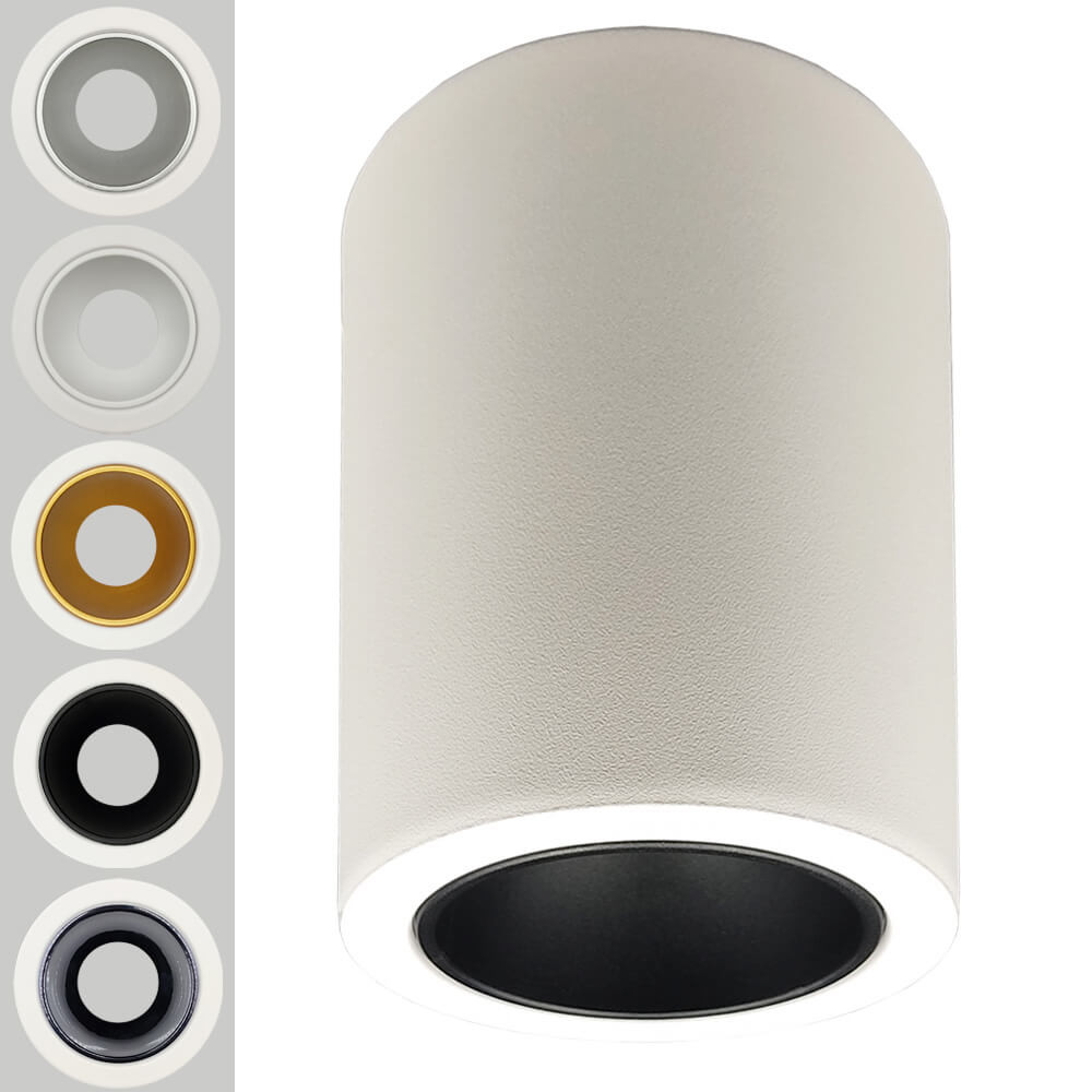 Aplique de techo basculante Serie Oculus GU10-MR16 Exterior BLANCO