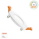 Placa Slim LED Circular 6W CCT OSRAM CHIP DURIS E 2835
