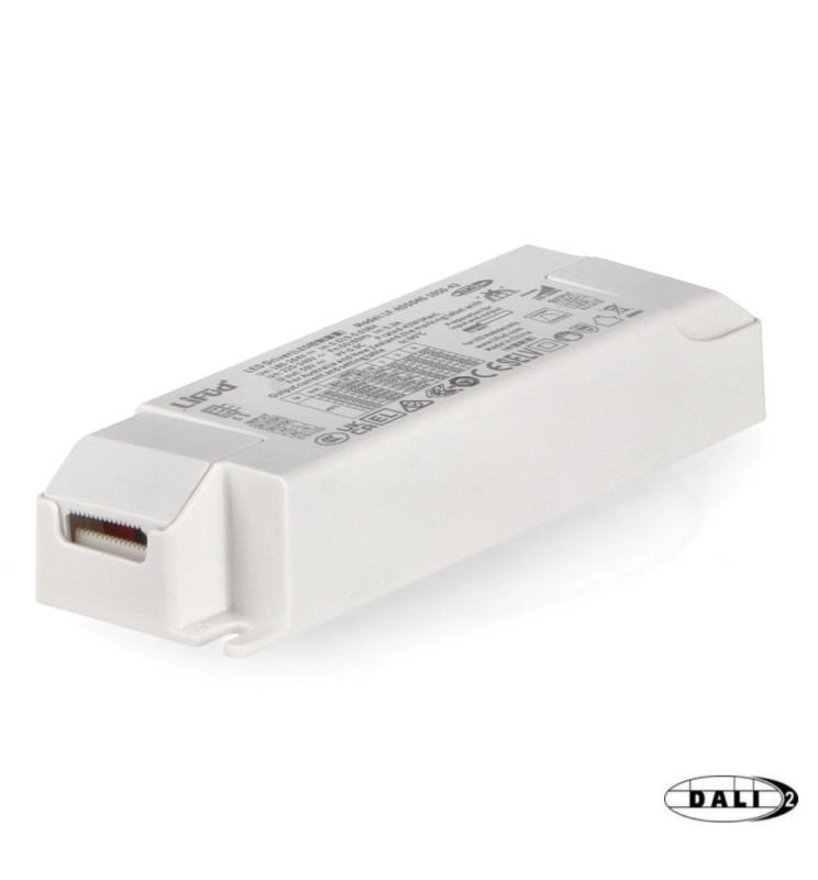 Driver Lifud Dimable DALI / PUSH Para luminarias LED de hasta 40W No Flick Salida 9-42V DC 700-1050mA