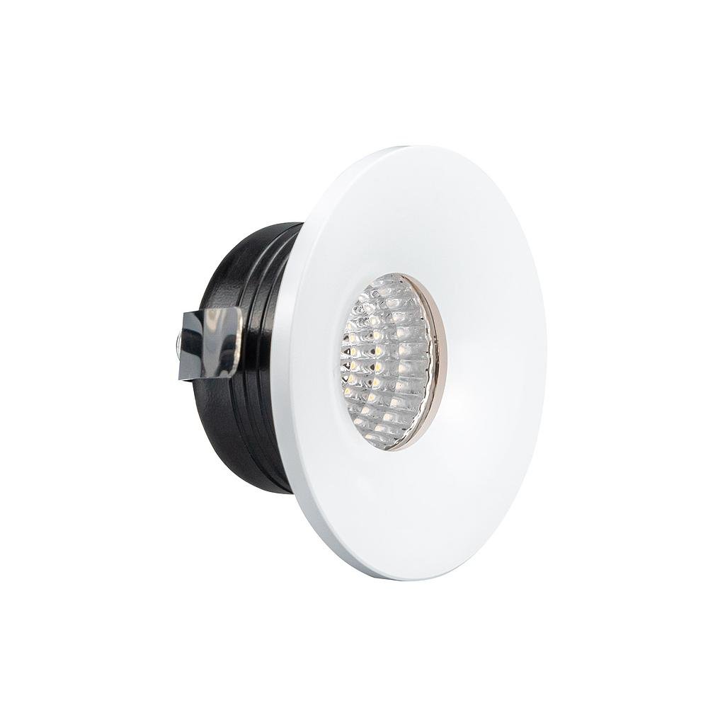 Mini spot fijo LED 3W empotrable SIGN S30 COB blanco corte ø35mm