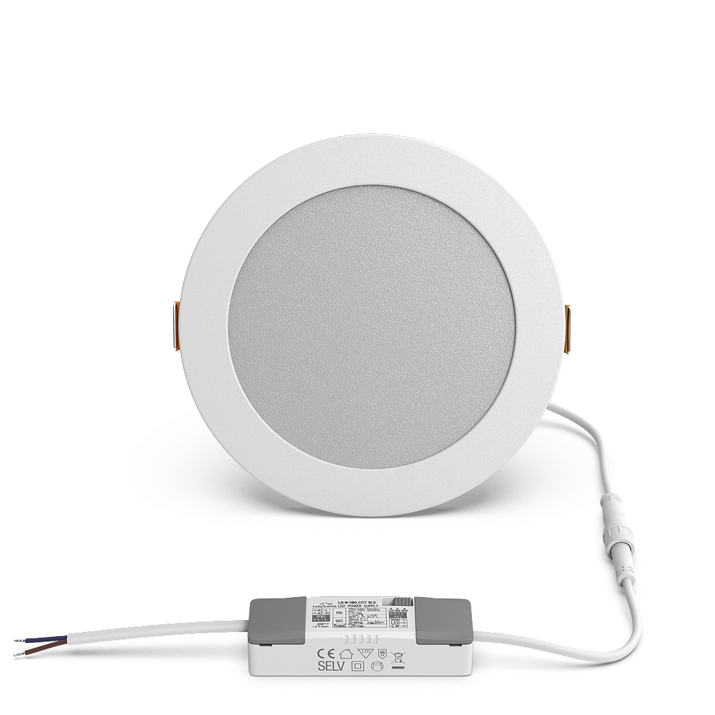 TRAXON Downlight LED Slim Luitbert 12W Blanco 175mm CCT (copia)