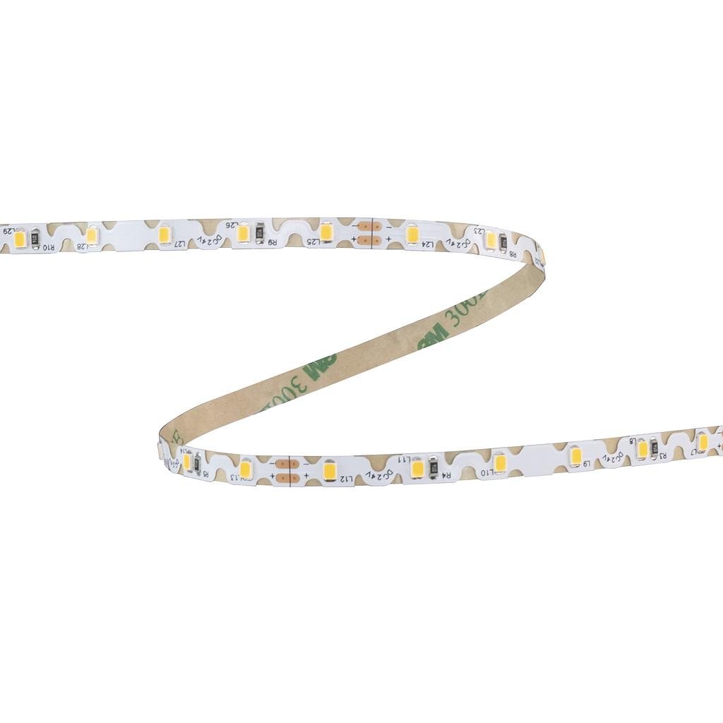 Tira LED SMD2835 24V, 60LEDs / m, 6W/m, 600lm/m, ancho 6mm, Corte 10cm, IP20, 10metros