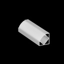Tira LED Perfil de Aluminio Esquina diamante 18x18mm 2metros