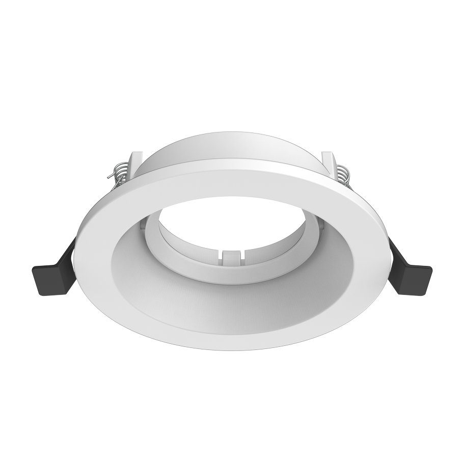 Aro circular profundo orientable DT011 para Bombilla LED GU10 aluminio corte 75 Negro