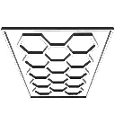 ILUMINACIÓN HEXAGONAL,TAMAÑO 4840*2430mm ,14 HEXAGONOS AC110V-250V 675W