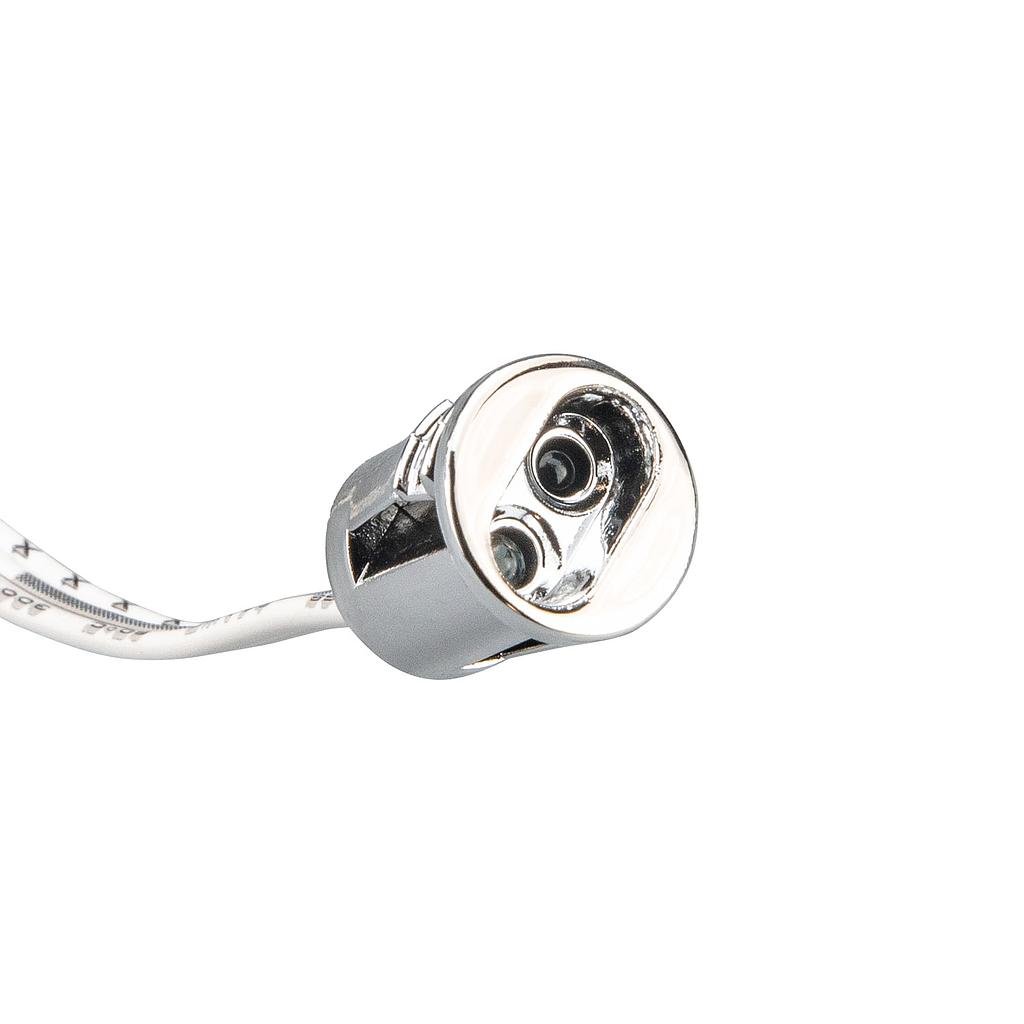 Sensor Empotrable de Puerta para Tiras y Perfiles LED Blanco Metal DC 5V-24V (3-8cm)