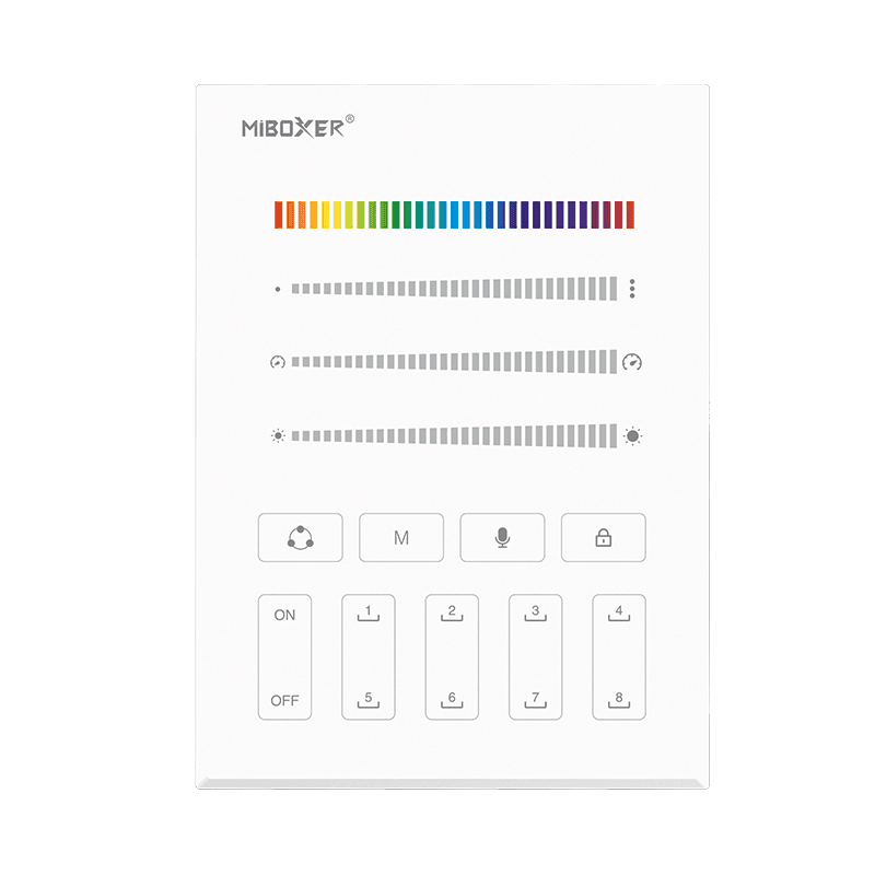 Panel Remoto Táctil SPI 2.4GHz (MiBoxer B9)