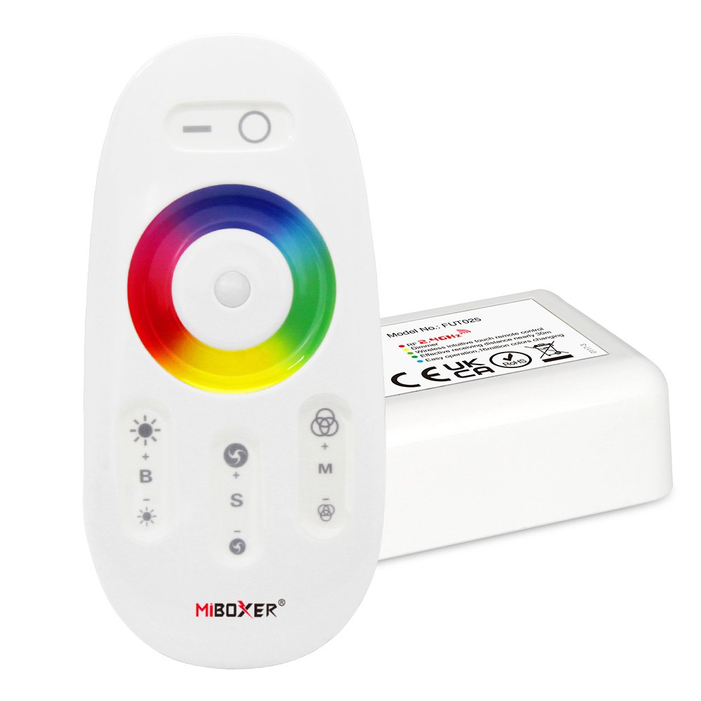 Controlador 2.4G para Tira LED RGBW DC 12-24V con Mando