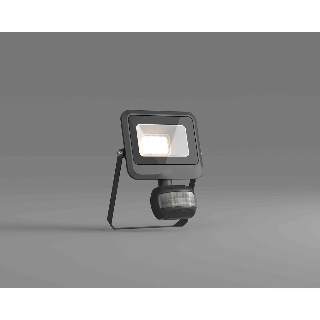 LED Floodlight 10W Negro Kmpig Sensor