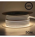 Neón LED Flexible 24V 8W/m Bobina 50m 6x12mm