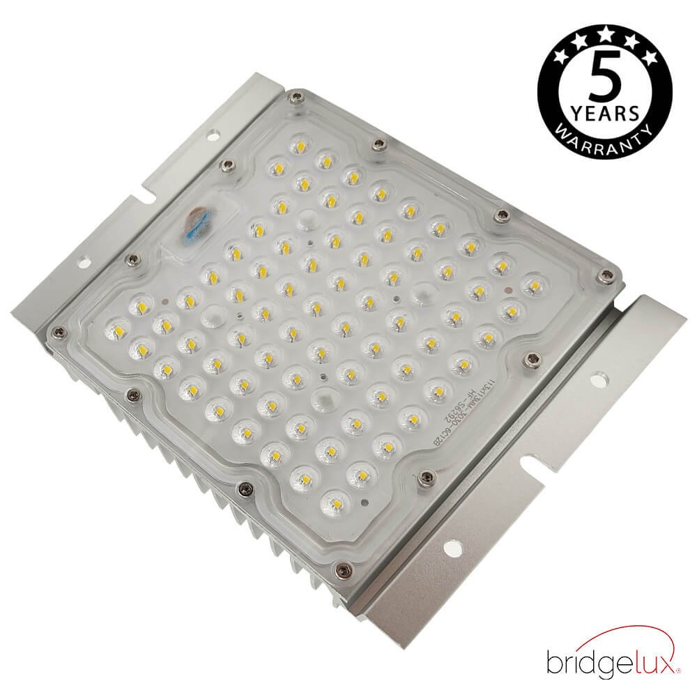 Módulo Óptico LED 60W | SMD3030 Bridgelux 180Lm/W | Driver GXtronic | Alta Luminosidad | simétrico 140ºx140º