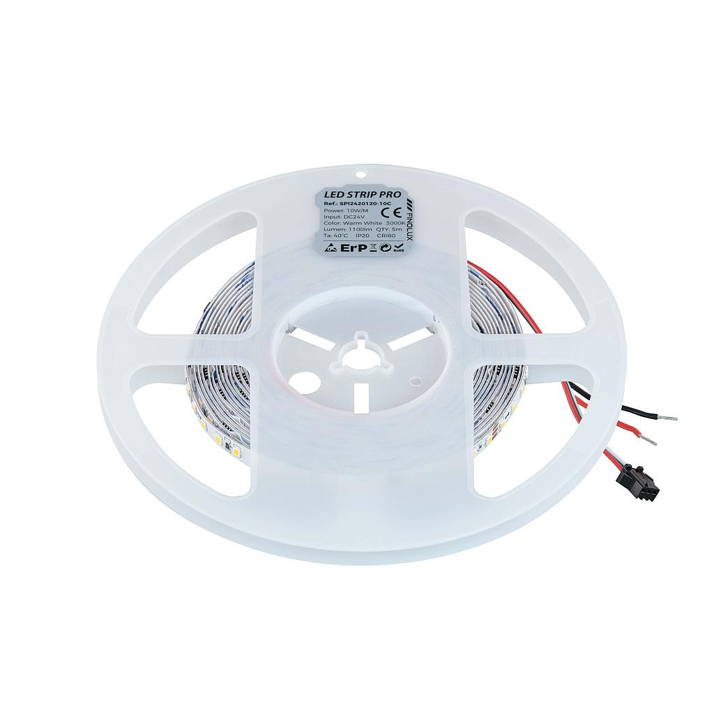 Tira LED Digital SPI SMD2835 24V 10W/m 120 LED/m IP20 1100lm/m IC1935 (5m)