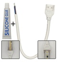 Kit Sellador de Silicona con Cable Conector IP65 para Tiras LED COB y SMD