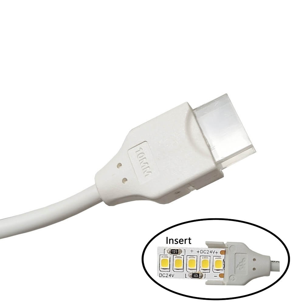 Conector Rápido Estanco IP65 para Tiras LED COB y SMD (8mm / 10mm)