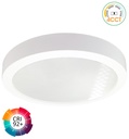 Plafón LED Superficie Circular 30W 4CCT UGR19 SMD2835 140Lm/W CRI92