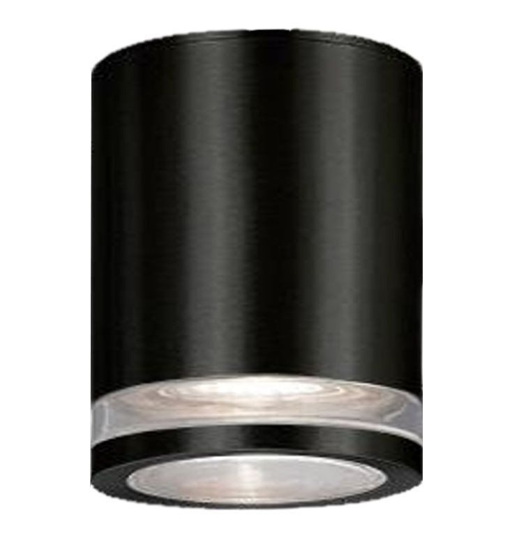 Aplique Techo LED Negro De Aluminio Para GU10 LED
