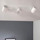 Aplique de Techo Blanco para 3x GU10