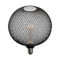 Bombilla LED E27 Bombilla circular E27 4W negro