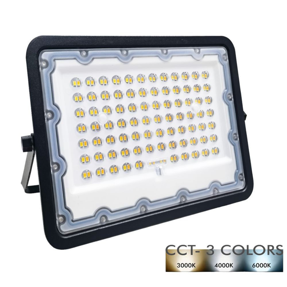 Foco Proyector LED 100W NEW BLACK CCT COLOR
