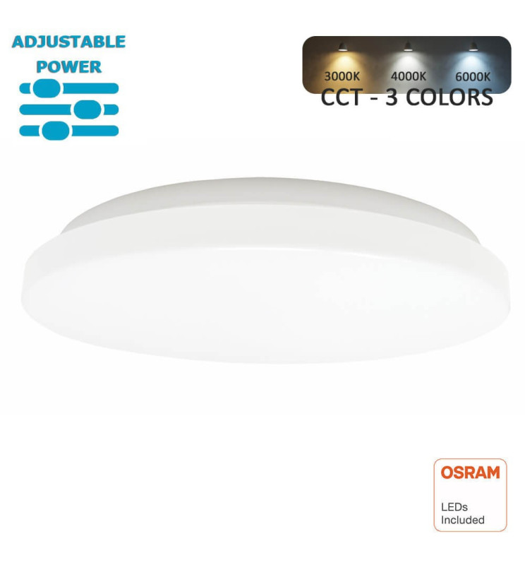 Plafón LED Superficie 24W 20W 16W CCT OSRAM CHIP DURIS E 2835