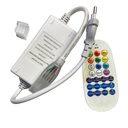 Tira LED Mando + controladora para bobina LED RGB 220V-8W /