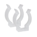 Grapa fijacion para tubo LED 2 Unidades