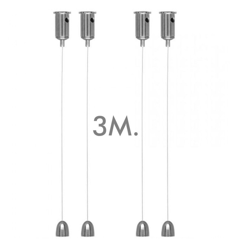 Kit De Suspensin Luminaria LED 3 Metros