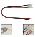Conector para Tiras LED COB + SMD 8mm IP20