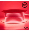 Tira LED Neón 24V 50m / rollo rojo